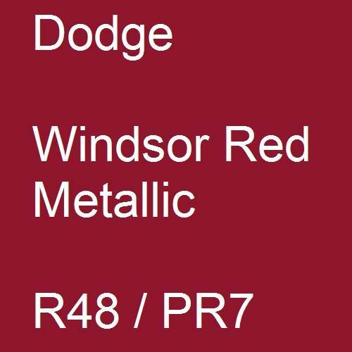 Dodge, Windsor Red Metallic, R48 / PR7.